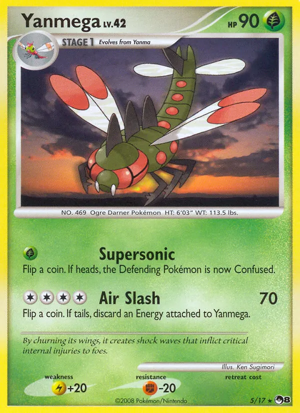 Yanmega - POP Series 8 Pokemon Card