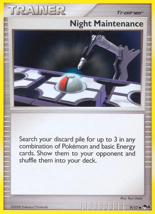 Night Maintenance - POP Series 8 Pokemon Card
