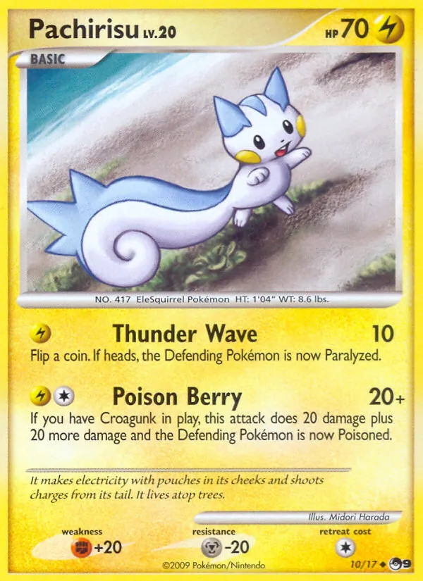 Pachirisu - POP Series 9 Pokemon Card