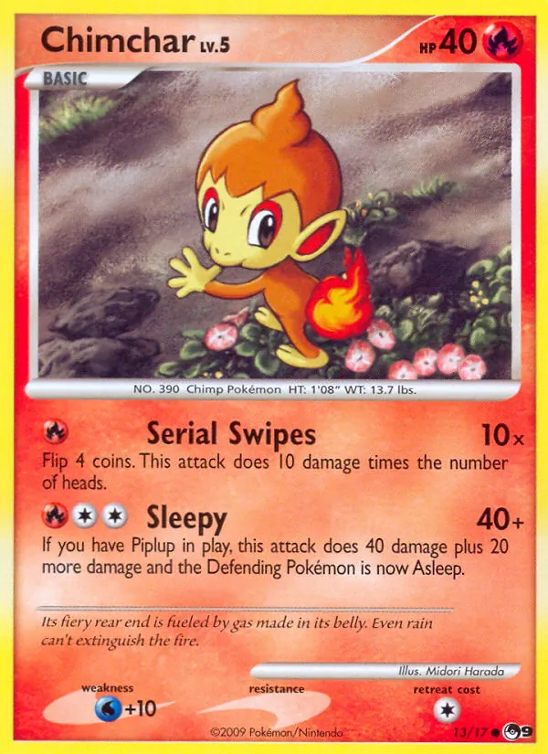 Chimchar - POP Series 9 Pokemon Card