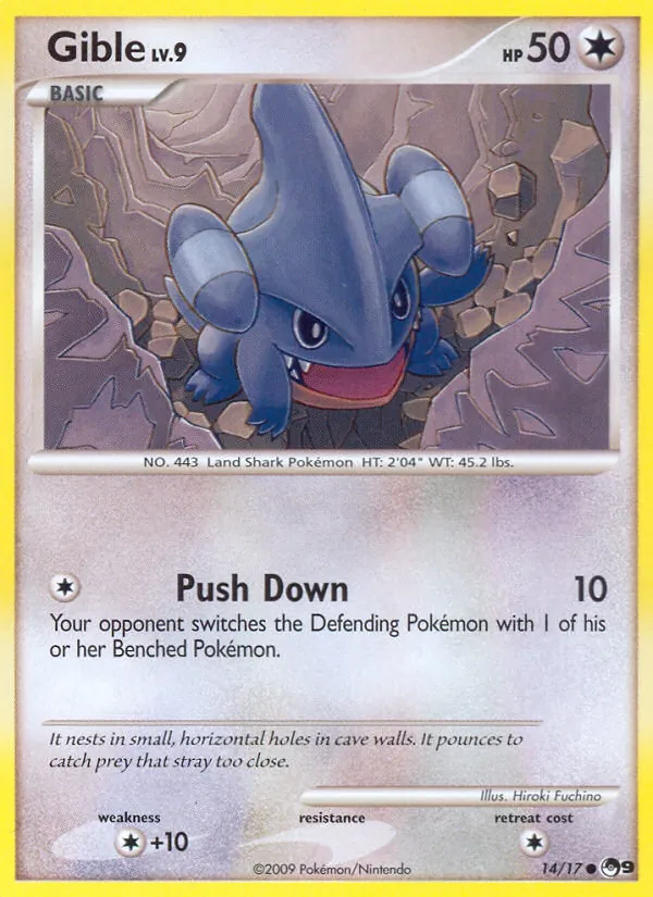 Gible - POP Series 9 Pokemon Card