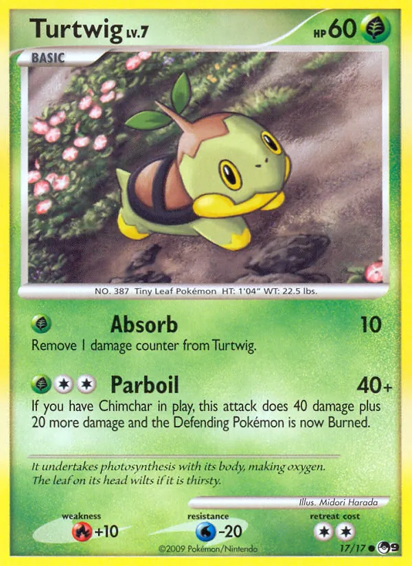 Turtwig - POP Series 9 Pokemon Card