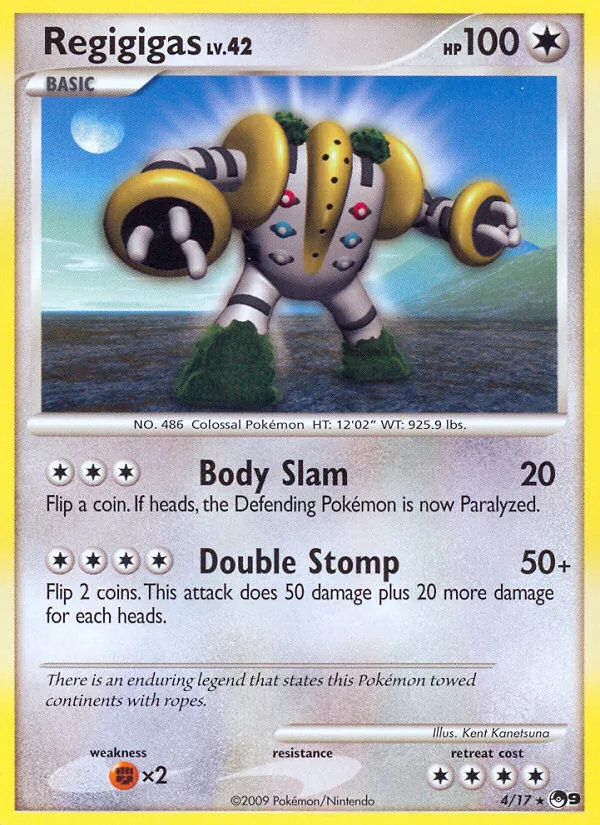 Regigigas - POP Series 9 Pokemon Card