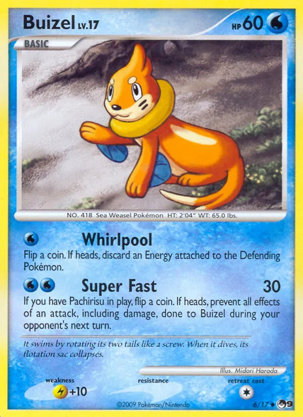 Buizel - POP Series 9 Pokemon Card