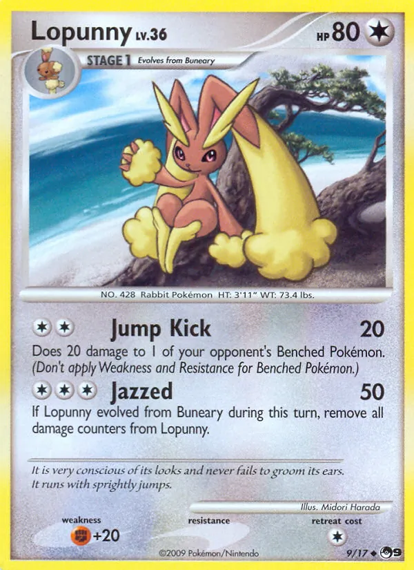 Lopunny - POP Series 9 Pokemon Card