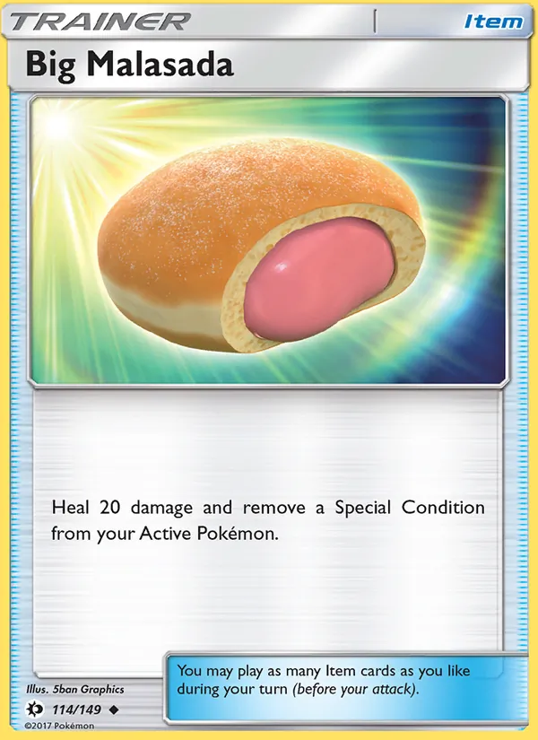 Big Malasada - Sun & Moon Pokemon Card