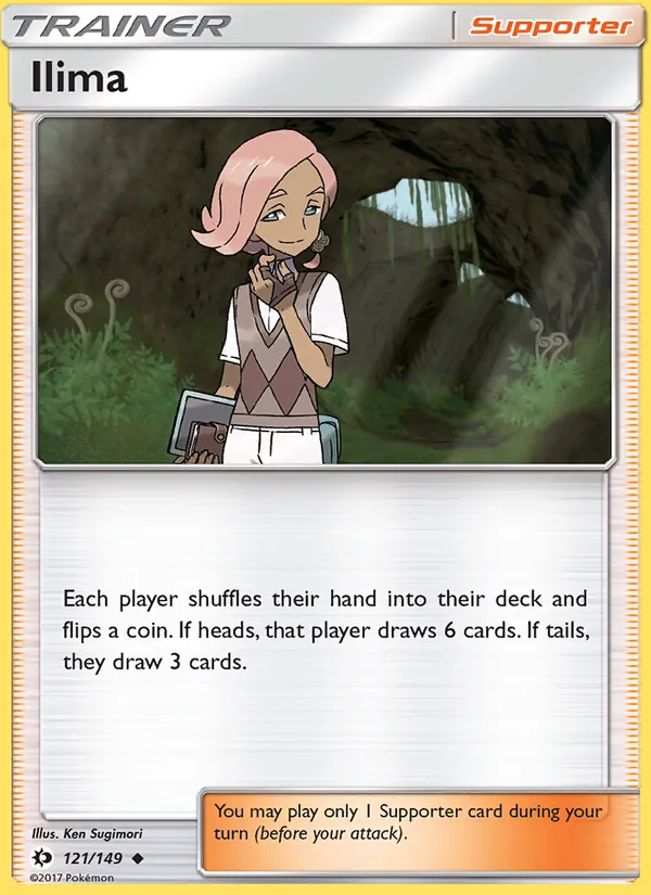 Ilima - Sun & Moon Pokemon Card