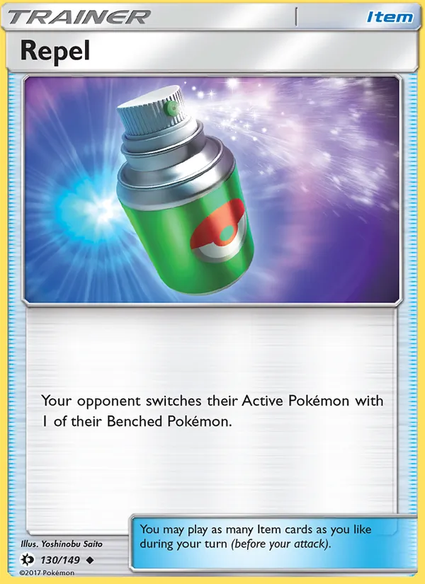 Repel - Sun & Moon Pokemon Card