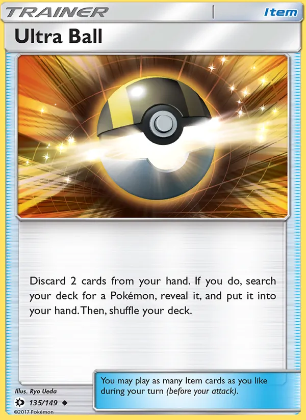 Ultra Ball - Sun & Moon Pokemon Card