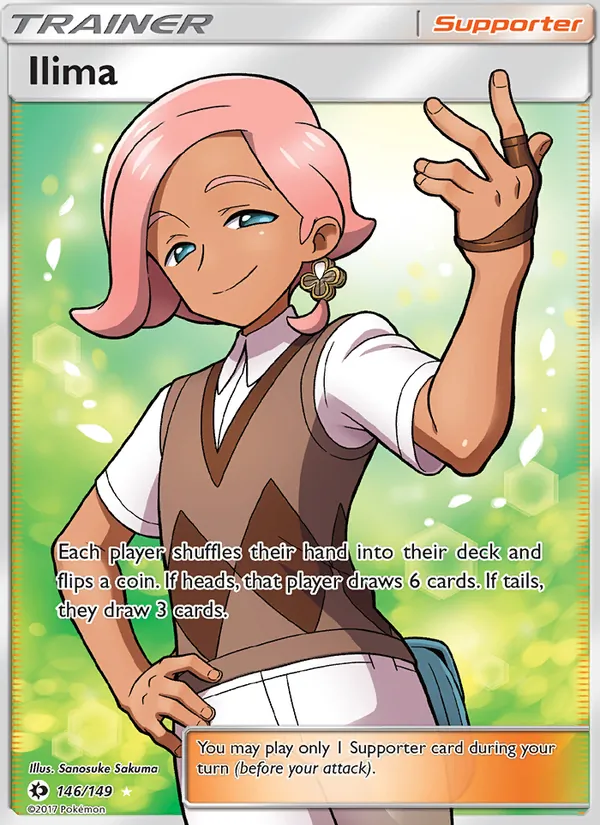 Ilima - Sun & Moon Pokemon Card