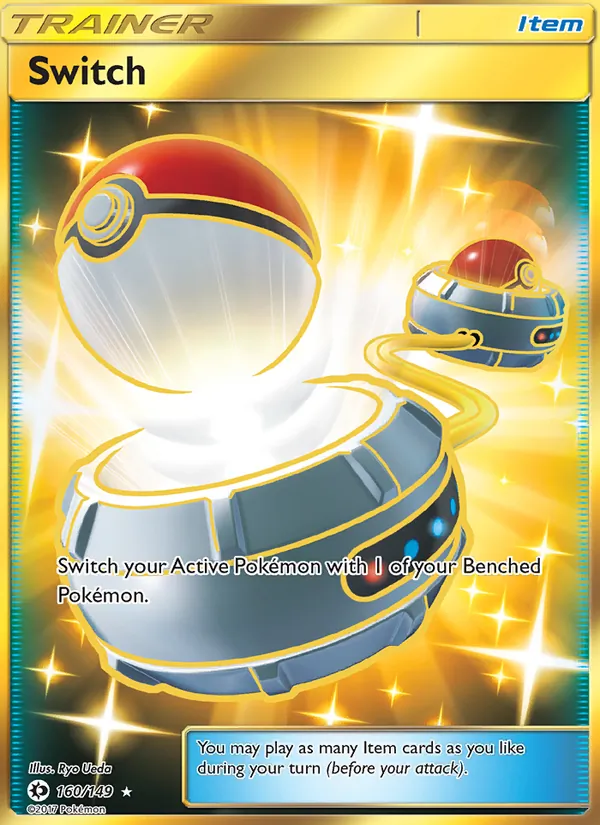 Switch - Sun & Moon Pokemon Card