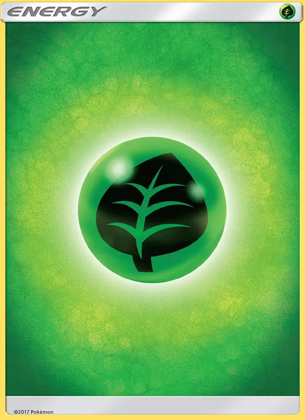 Grass Energy - Sun & Moon Pokemon Card