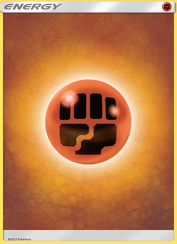 Fighting Energy - Sun & Moon Pokemon Card