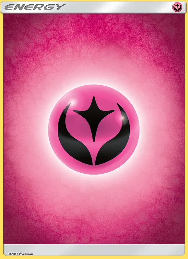 Fairy Energy - Sun & Moon Pokemon Card
