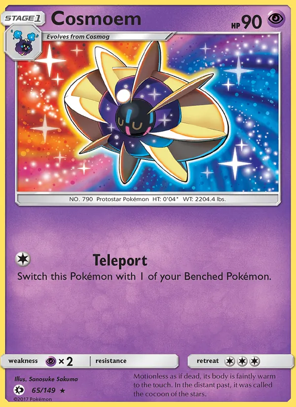 Cosmoem - Sun & Moon Pokemon Card