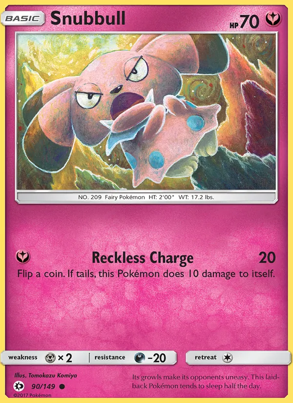 Snubbull - Sun & Moon Pokemon Card