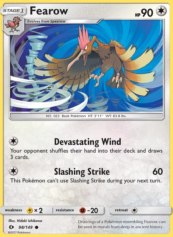 Fearow - Sun & Moon Pokemon Card
