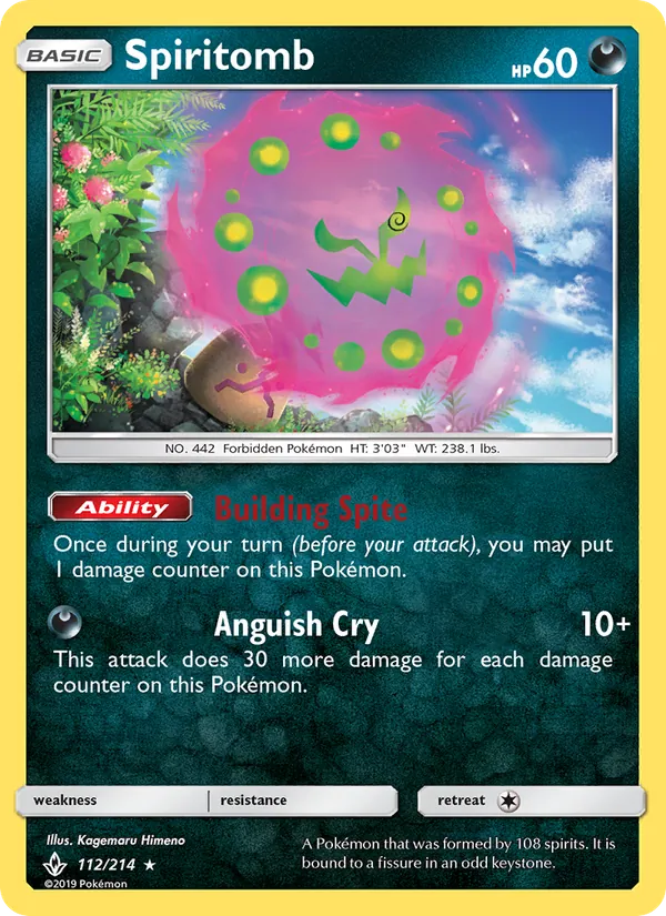 Spiritomb - Unbroken Bonds Pokemon Card