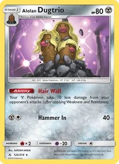 Alolan Dugtrio - Unbroken Bonds