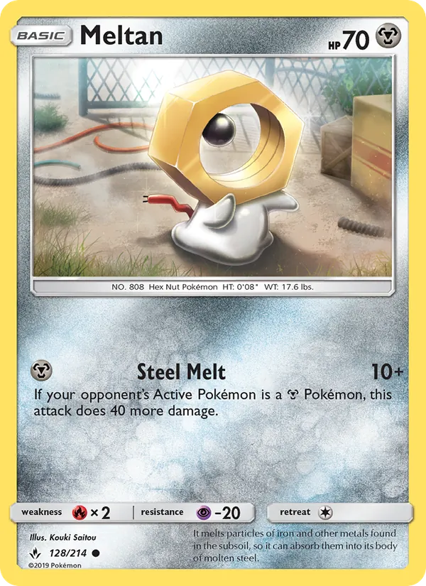 Meltan - Unbroken Bonds Pokemon Card