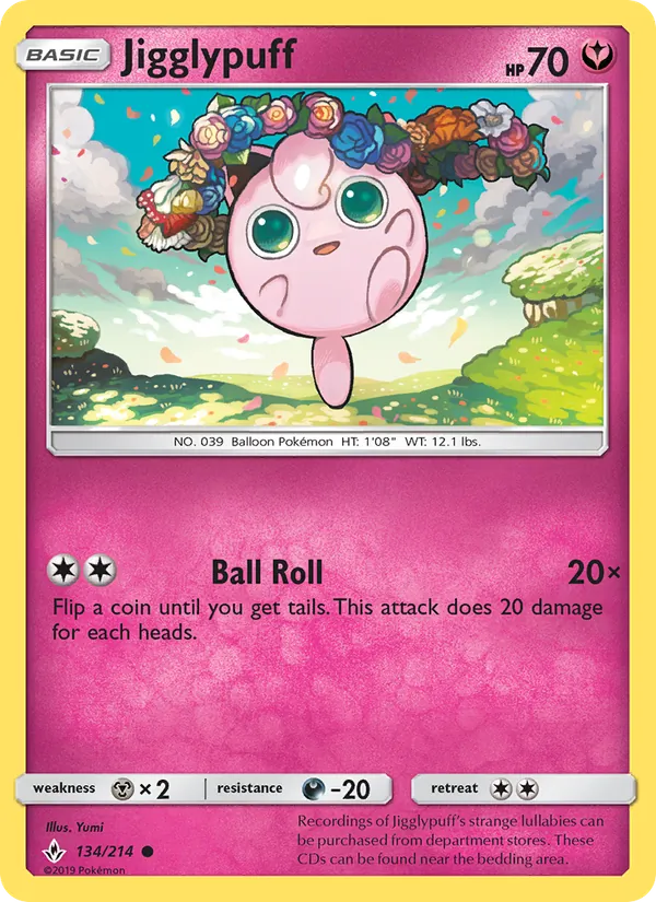 Jigglypuff - Unbroken Bonds Pokemon Card