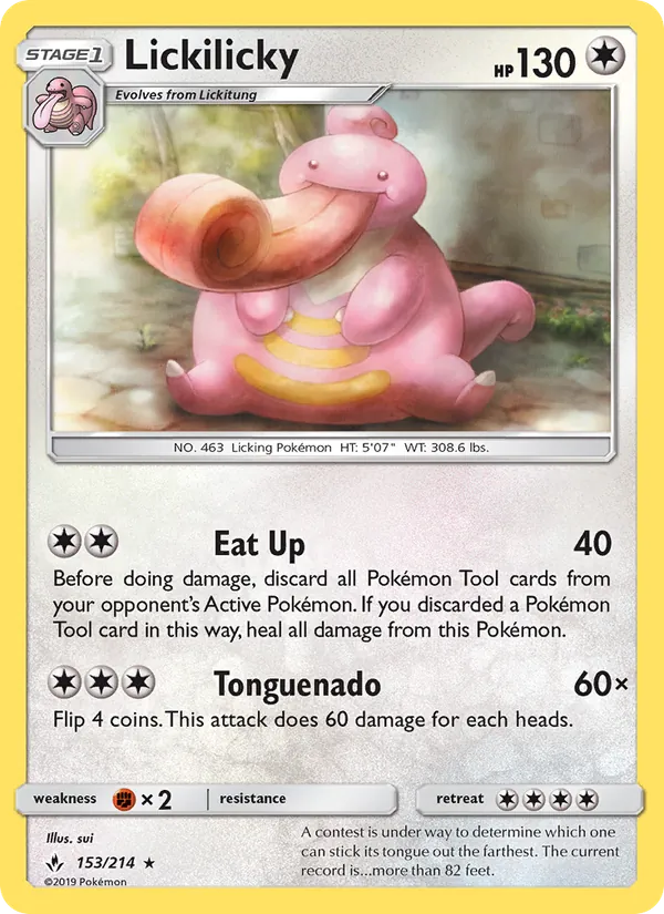 Lickilicky - Unbroken Bonds Pokemon Card