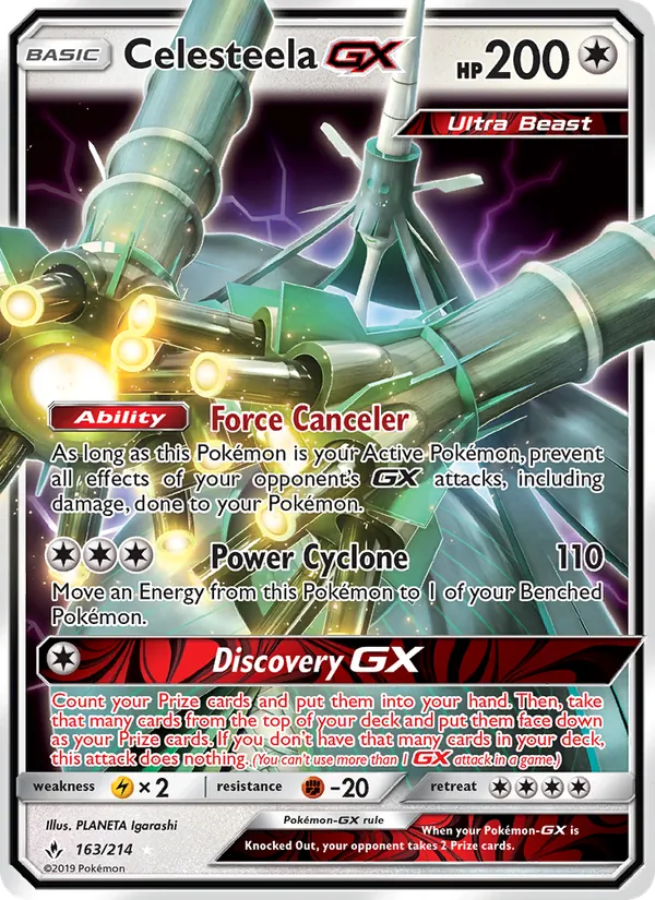 Celesteela GX - Unbroken Bonds Pokemon Card