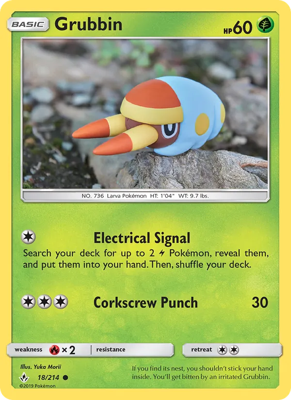 Grubbin - Unbroken Bonds Pokemon Card