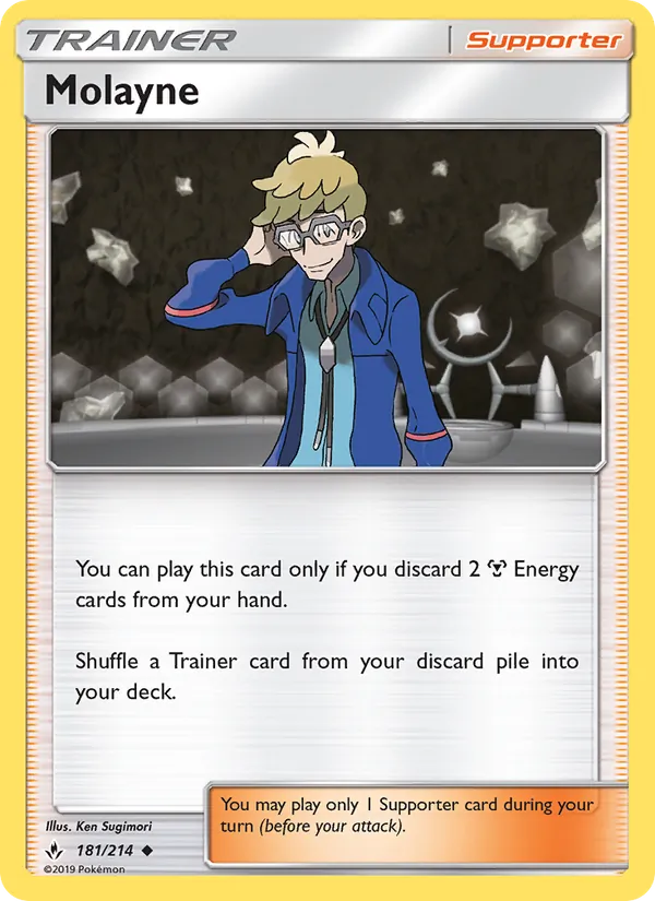 Molayne - Unbroken Bonds Pokemon Card