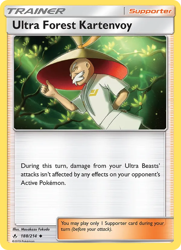 Ultra Forest Kartenvoy - Unbroken Bonds Pokemon Card