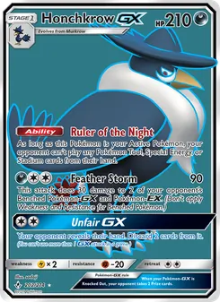 Honchkrow GX - Unbroken Bonds