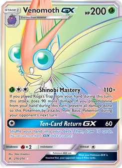 Venomoth GX - Unbroken Bonds
