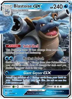 Blastoise GX - Unbroken Bonds