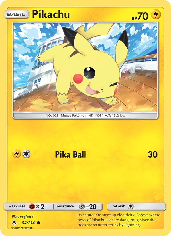 Pikachu - Unbroken Bonds Pokemon Card