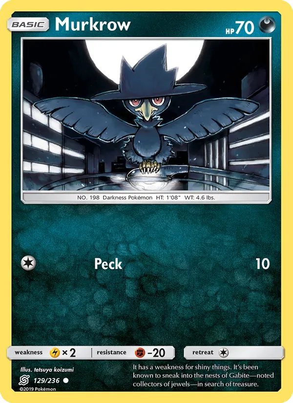 Murkrow - Unified Minds Pokemon Card