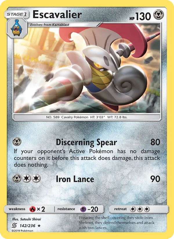 Escavalier - Unified Minds Pokemon Card