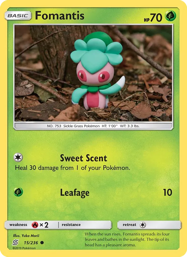 Fomantis - Unified Minds Pokemon Card