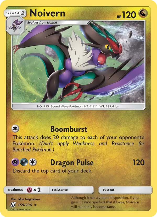 Noivern - Unified Minds Pokemon Card