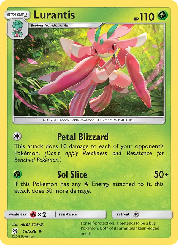 Lurantis - Unified Minds Pokemon Card