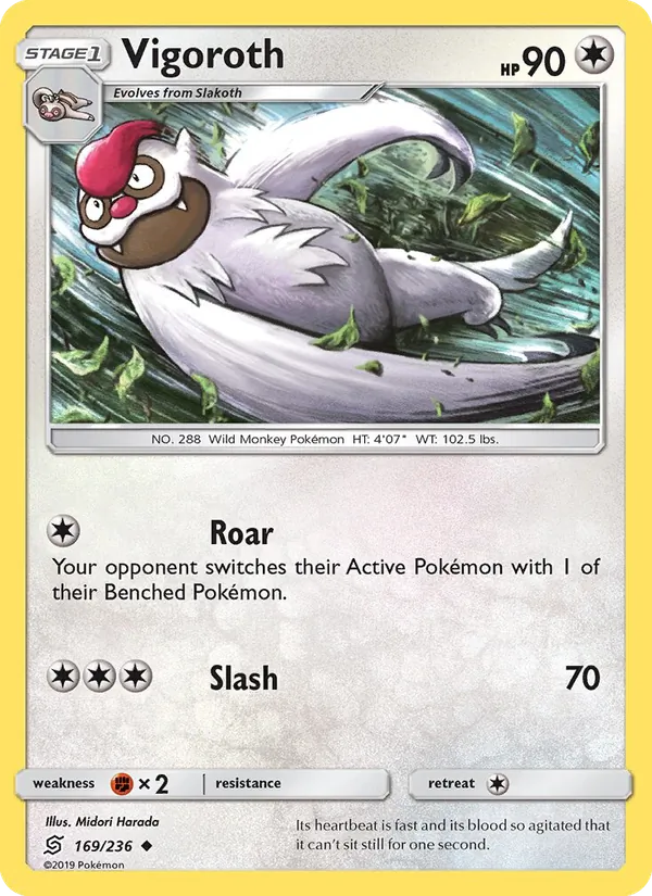 Vigoroth - Unified Minds Pokemon Card