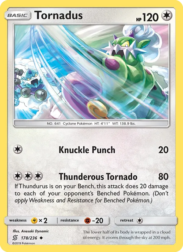 Tornadus - Unified Minds Pokemon Card