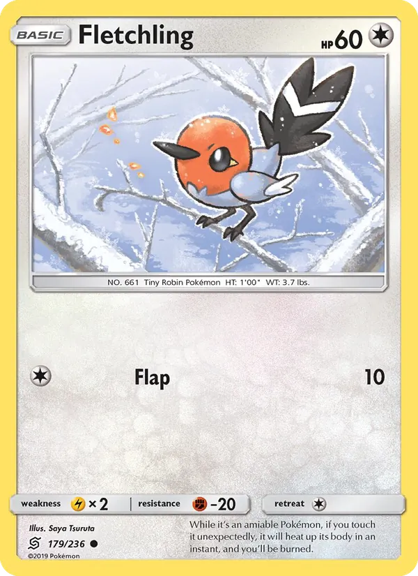 Fletchling - Unified Minds Pokemon Card