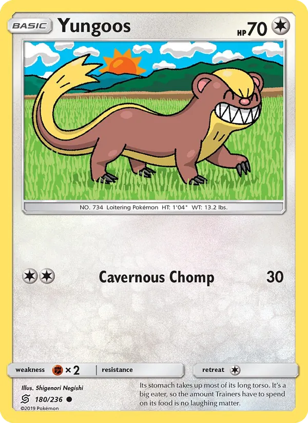 Yungoos - Unified Minds Pokemon Card