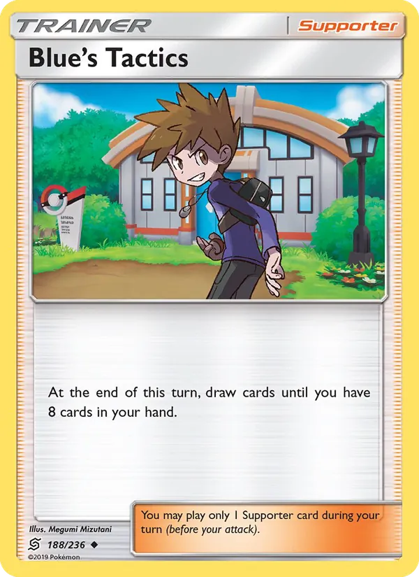 Blue’s Tactics - Unified Minds Pokemon Card