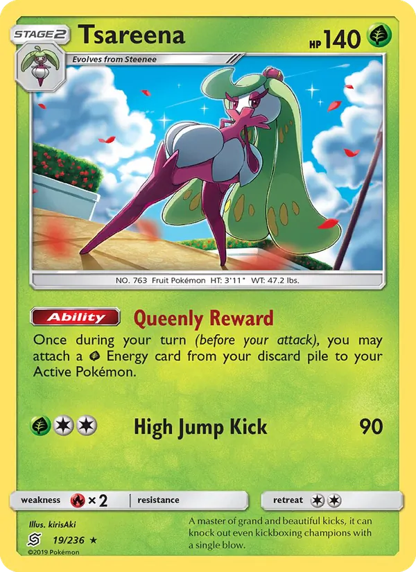 Tsareena - Unified Minds Pokemon Card