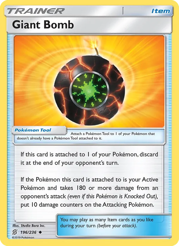 Giant Bomb - Unified Minds Pokemon Card