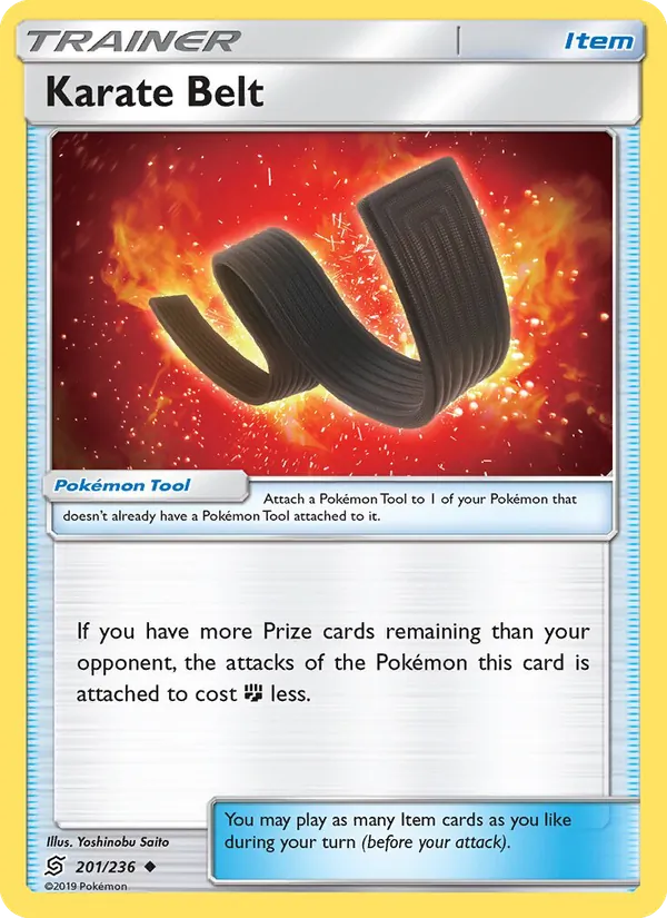 Karate Belt - Unified Minds Pokemon Card