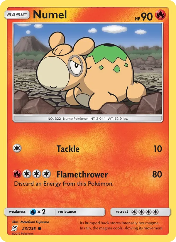 Numel - Unified Minds Pokemon Card