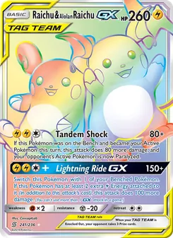 Raichu & Alolan Raichu GX - Unified Minds