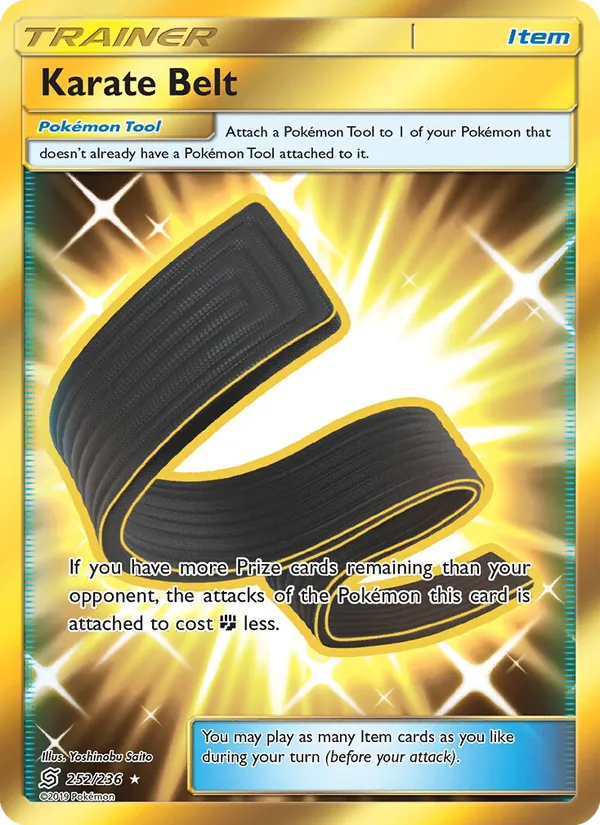 Karate Belt - Unified Minds Pokemon Card